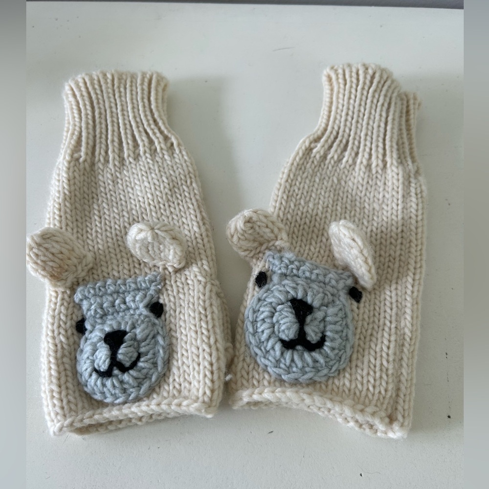 Adorable Knitted Animal Mittens